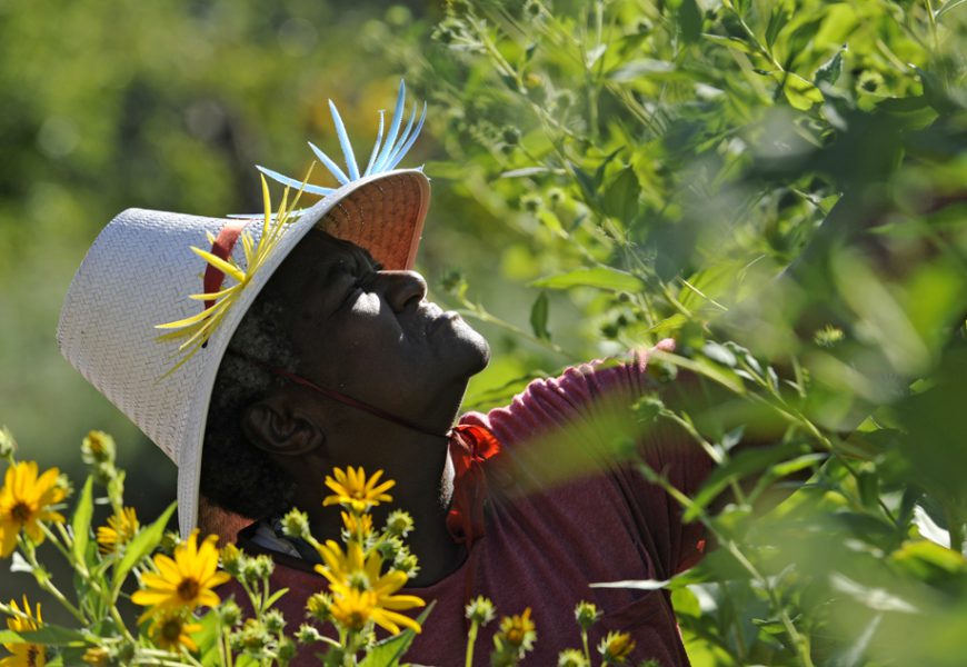 Edith Gerald, community gardener