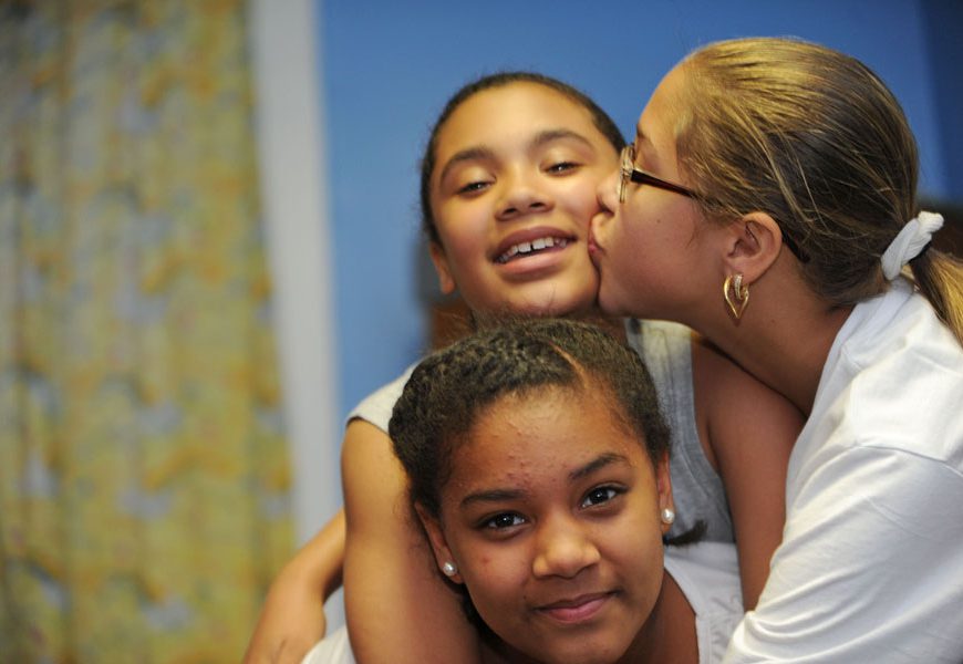 Students at the Native American After School Art Program