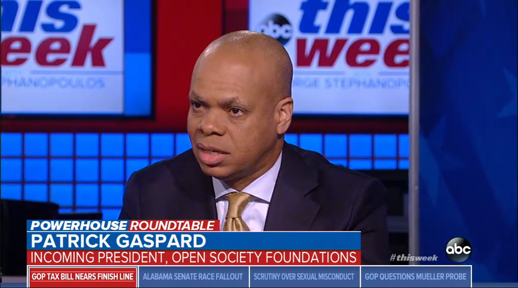 Incoming Osf President Patrick Gaspard On Abc This Morning Open Society Institute Baltimore Incoming Osf President Patrick Gaspard, Abc Powerhouse Roundtable