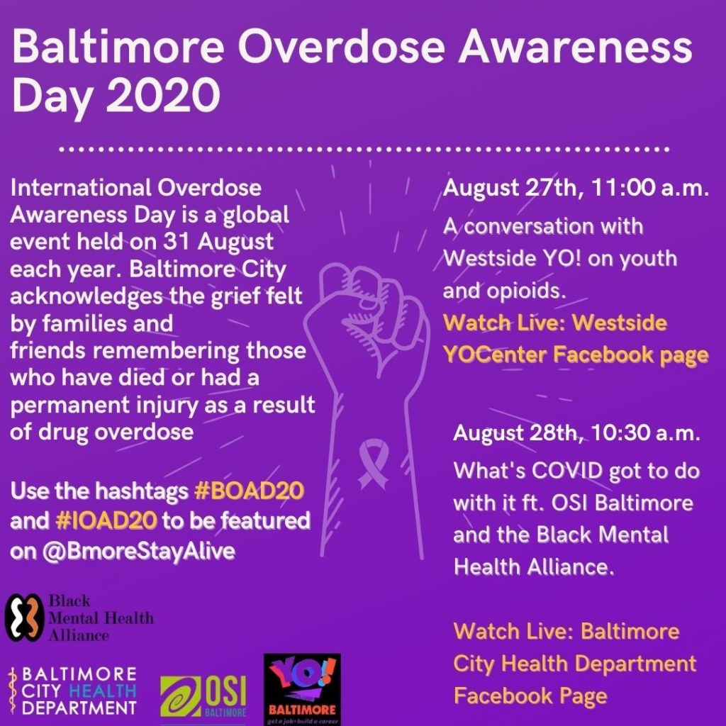 OSI, Baltimore City mark Overdose Awareness Day - Open Society ...